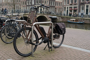 fiets op slot zetten