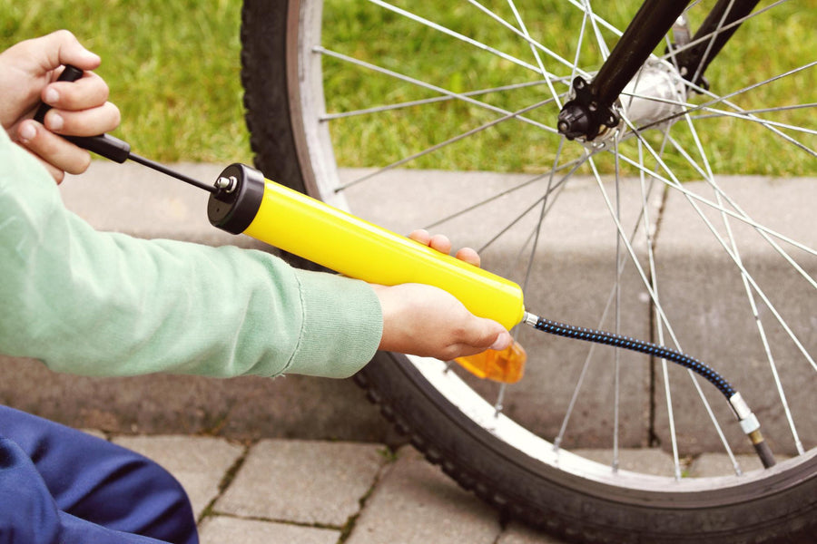 fietsband oppompen zonder pomp
