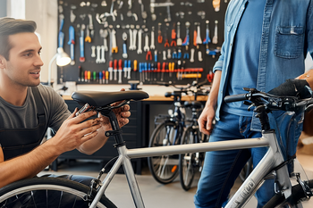 fietszadel laten afstellen voor een goed afgesteld zitvlak