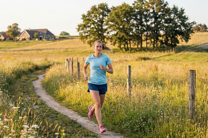 Is hardlopen goed voor je Verschillende typen lopers gaan hardlopen in de natuur voor een betere conditie