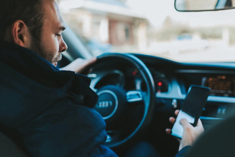 Voorkom een boete telefoon auto en ga handsfree de weg op!