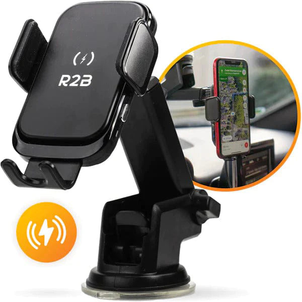 Phone holder with Wireless Charging 