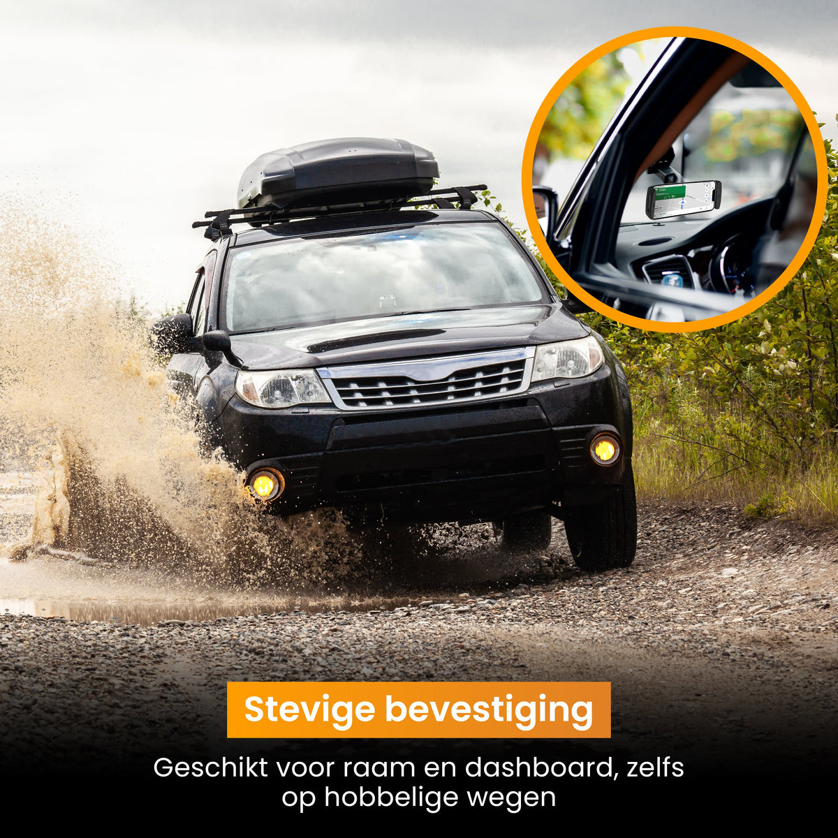 R2B Tablethouder en Telefoonhouder Auto - Dashboardpad - Raam en Dashboard - Tablethouders