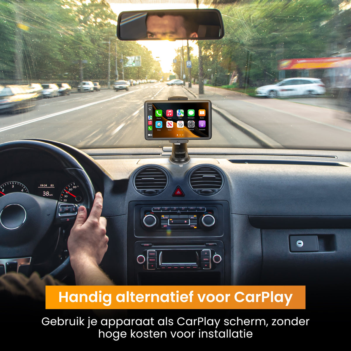 R2B Tablethouder en Telefoonhouder Auto - Dashboardpad - Raam en Dashboard - Tablethouders