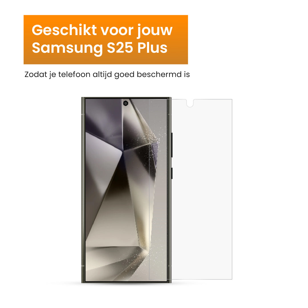 R2B Screenprotector geschikt voor Samsung S25 Plus