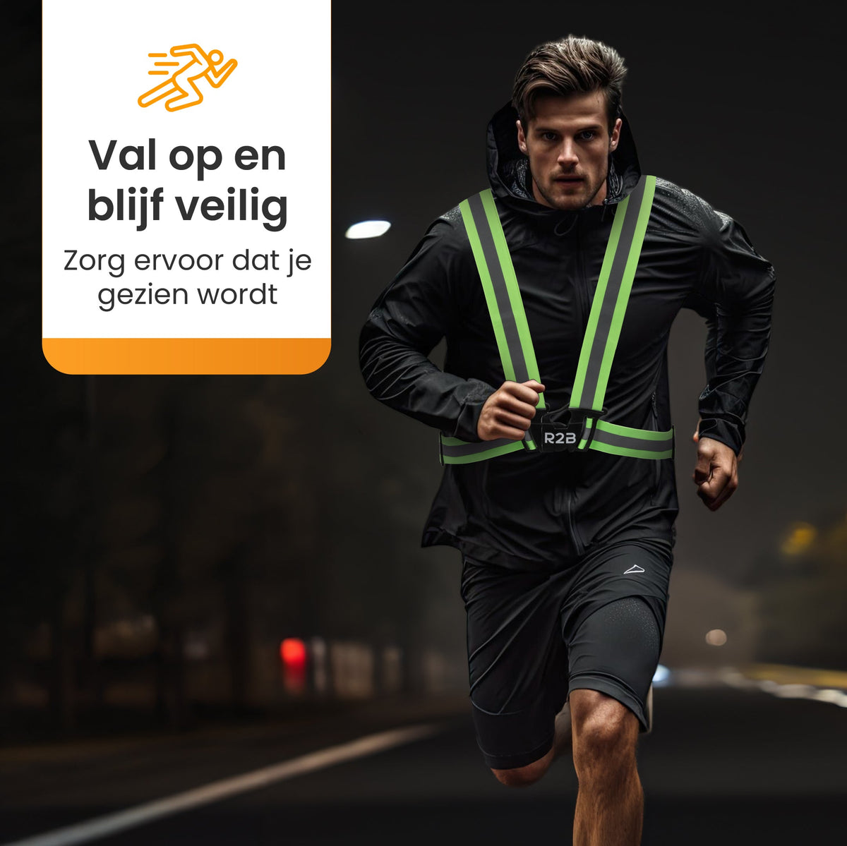 R2B Reflecterend Veiligheidsvest - Neongeel
