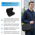 2BEFUN Case geschikt voor Nintendo Switch - Incl. Screenprotector
