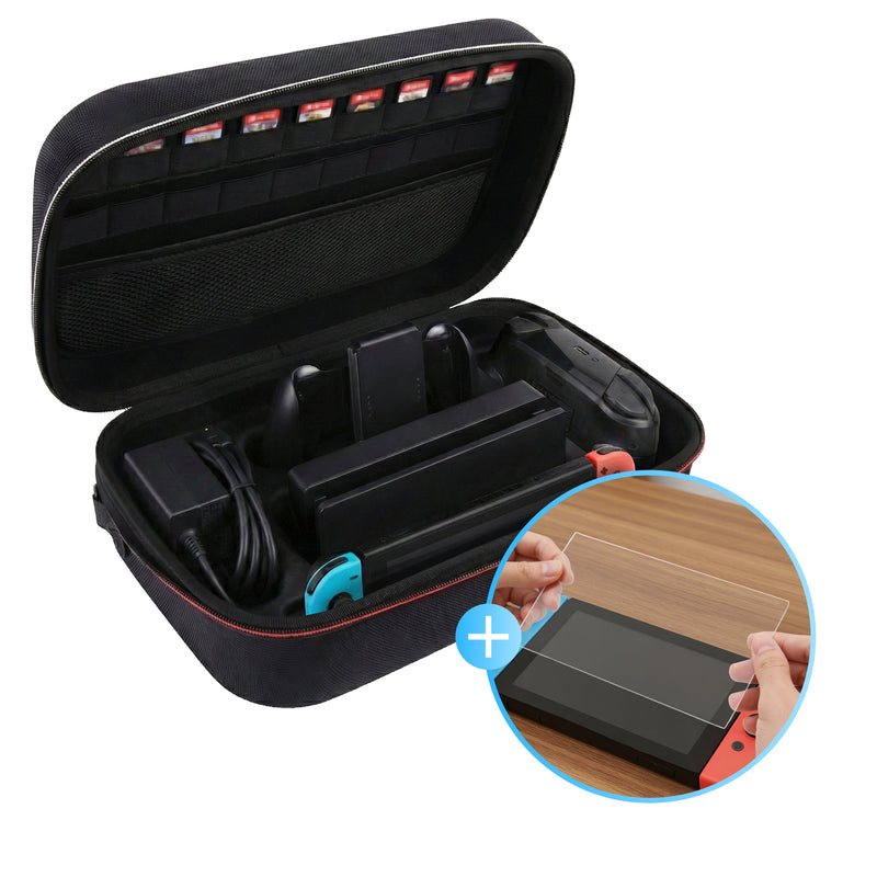 2BEFUN Nintendo Switch OLED Case incl. Screenprotector