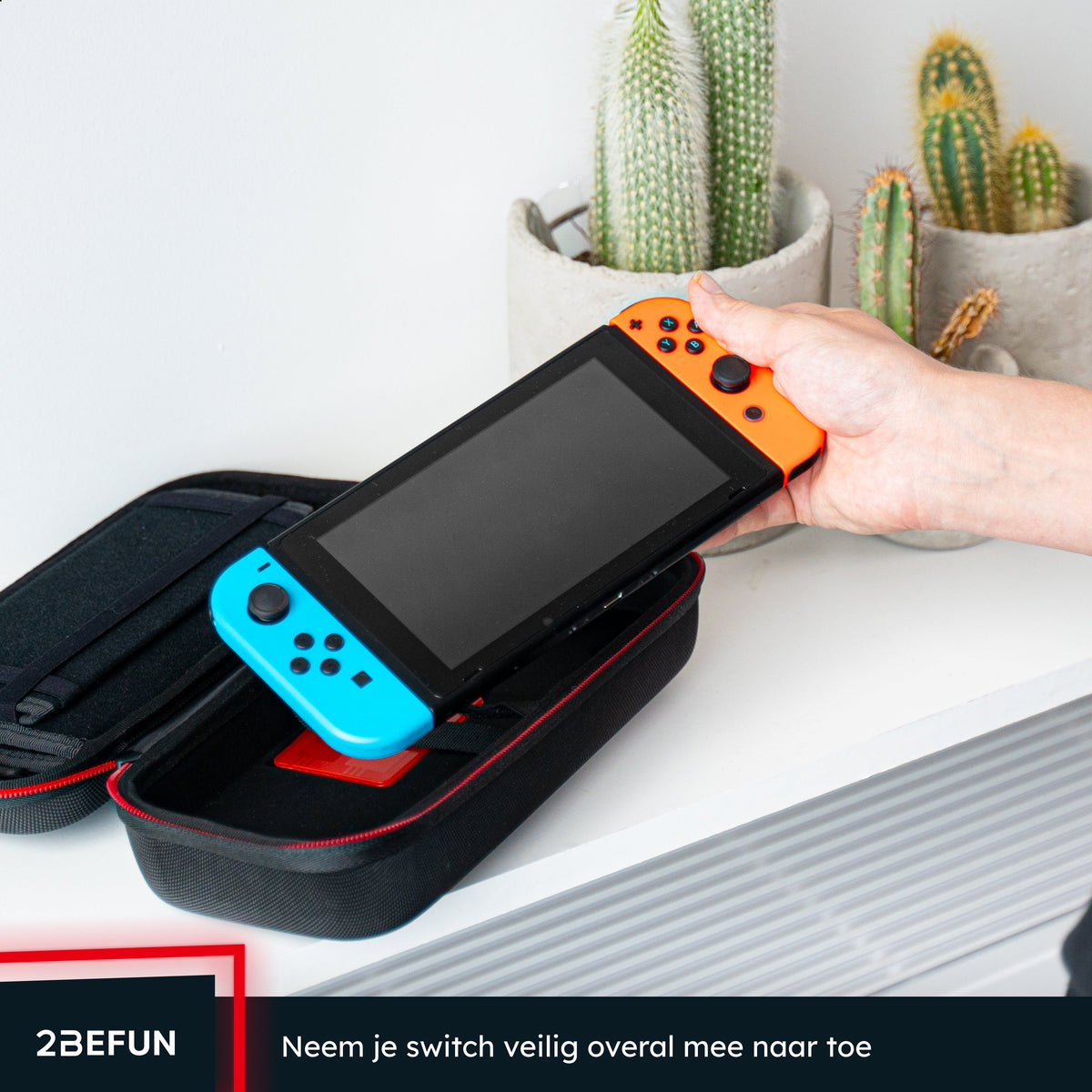 2BEFUN Nintendo Switch OLED Hoes Incl. Screenprotector