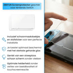 2BEFUN Screenprotector geschikt voor Nintendo Switch - 2 Stuks