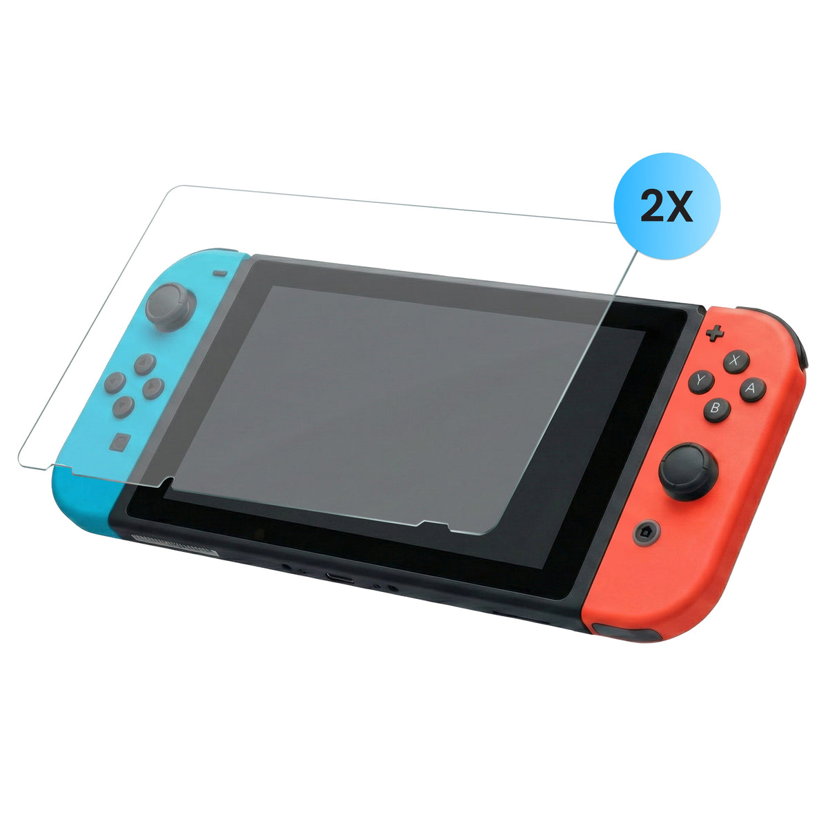 2BEFUN Screenprotector geschikt voor Nintendo Switch - 2 Stuks