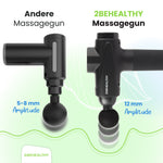 2BEHEALTHY Massage Gun - Incl. 6 Opzetstukken