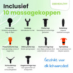 2BEHEALTHY Massage Gun XG10 - Incl. 10 Opzetstukken
