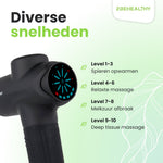 2BEHEALTHY Massage Gun XG10 - Incl. 10 Opzetstukken
