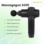 2BEHEALTHY Massage Gun XG10 - Incl. 10 Opzetstukken