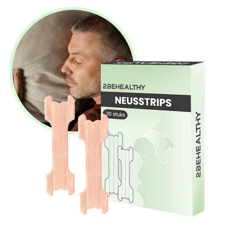 2BEHEALTHY Neusstrips - 30 Stuks - Anti Snurk Neuspleisters