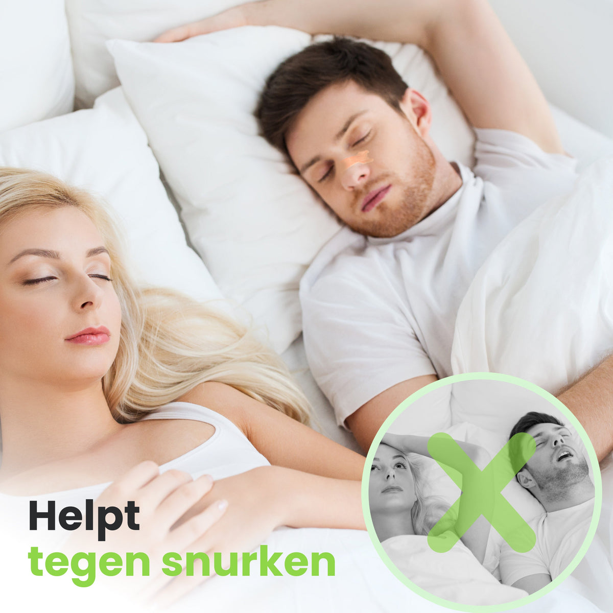 2BEHEALTHY Neusstrips - 50 Stuks - Anti Snurk Neuspleisters