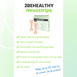 2BEHEALTHY Neusstrips - 50 Stuks - Anti Snurk Neuspleisters