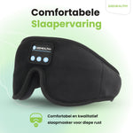 2BEHEALTHY Slaapmasker met Bluetooth en Opbergzakje
