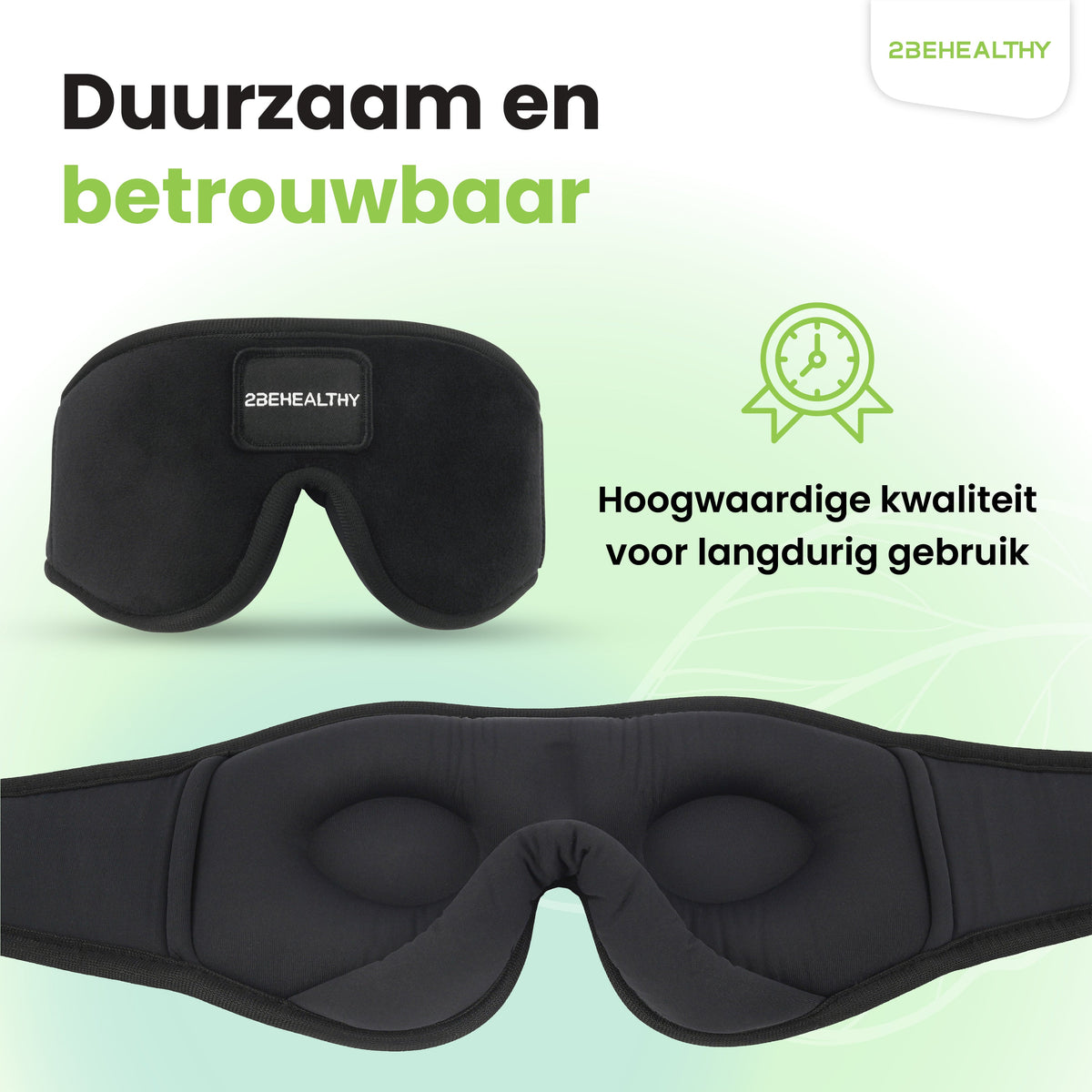2BEHEALTHY Slaapmasker Met Opbergzakje