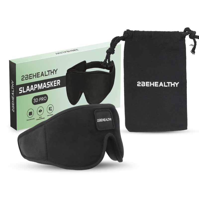 2BEHEALTHY Slaapmasker Met Opbergzakje