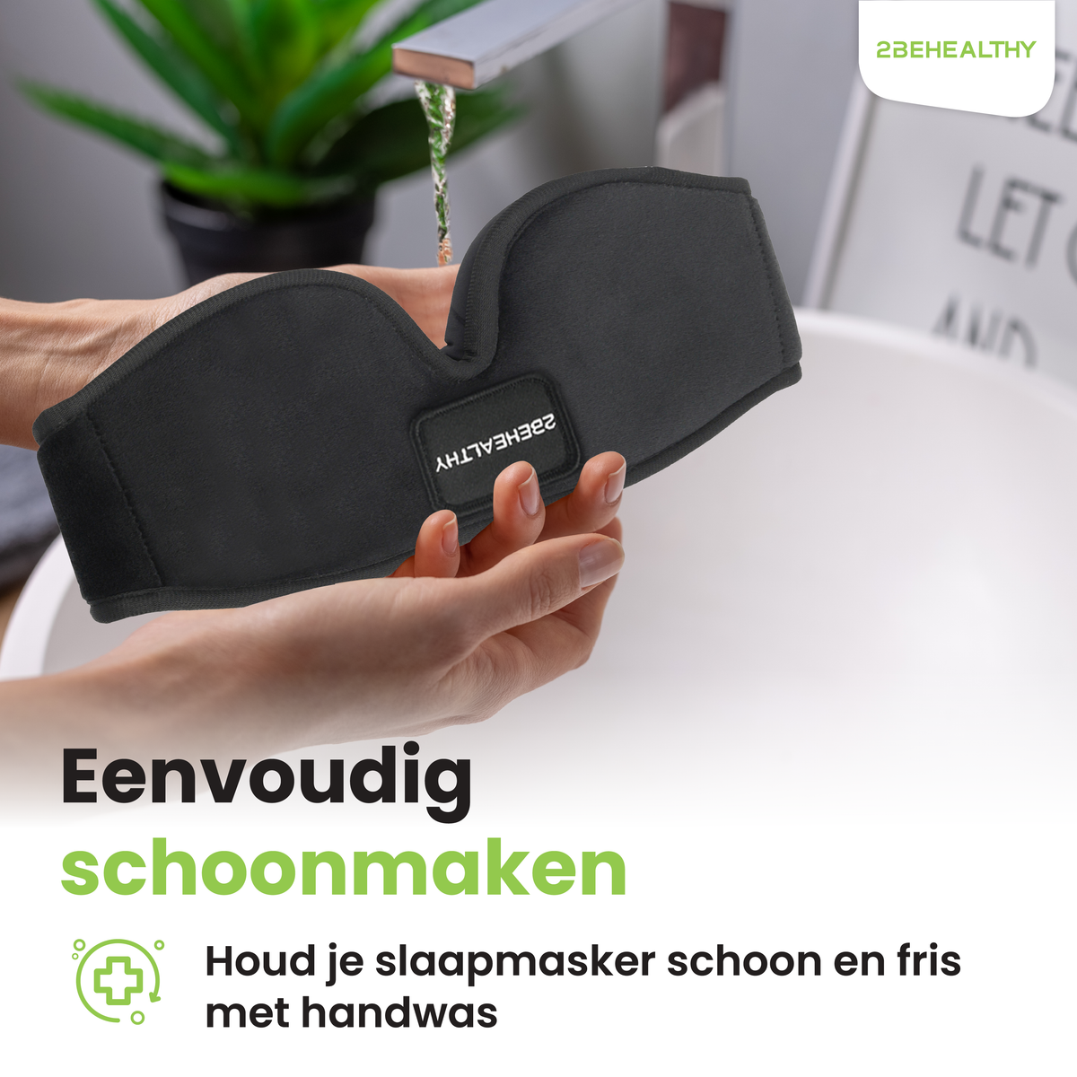2BEHEALTHY Slaapmasker Met Opbergzakje
