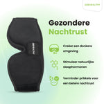 2BEHEALTHY Slaapmasker Met Opbergzakje