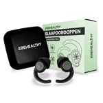 2BEHEALTHY Slaapoordoppen - 2 Paar - Hoge Geluidsdemping (35dB) - Zwart