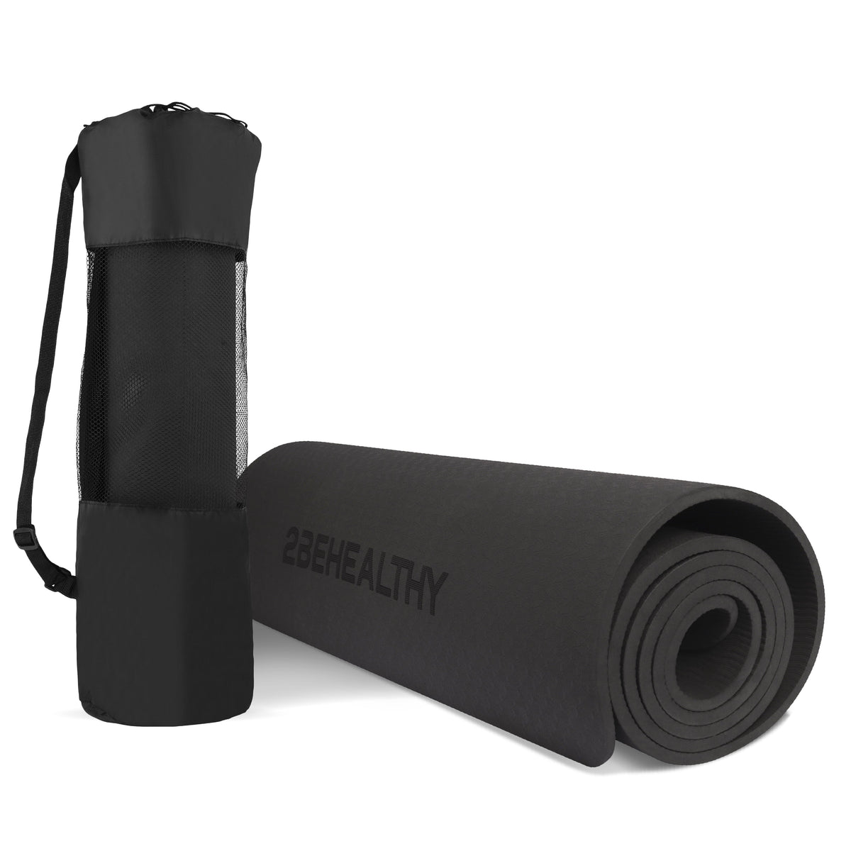 2BEHEALTHY Yogamat Extra Dik - 0,8 cm