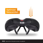 R2B Fietszadel Racefiets & MTB - Incl. Waterdichte Zadelhoes