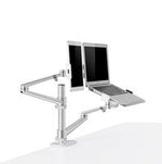 R2B Monitorarm Bureau met Dubbele Beweegbare Arm - Monitor Laptop & Tablet - Laptopstandaard