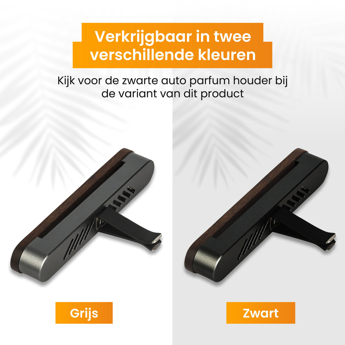 R2B Autoparfum met houder inclusief 2 Geurstaafjes - Grijs - Autoparfum