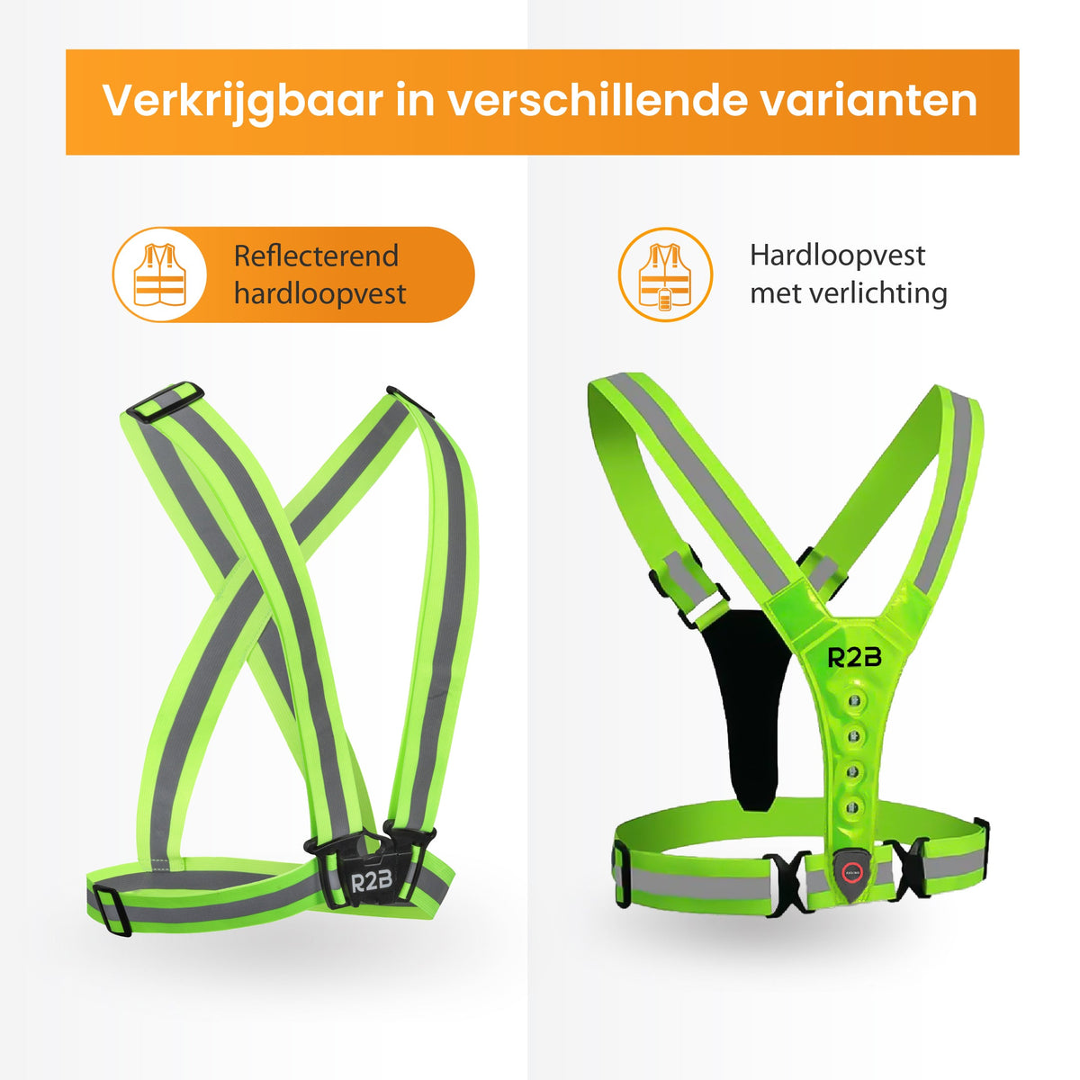 R2B Reflecterend Veiligheidsvest - Neongeel