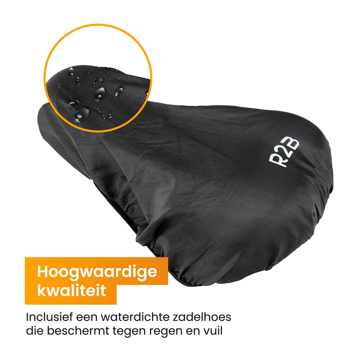 R2B Fietszadel Racefiets & MTB - Incl. Waterdichte Zadelhoes