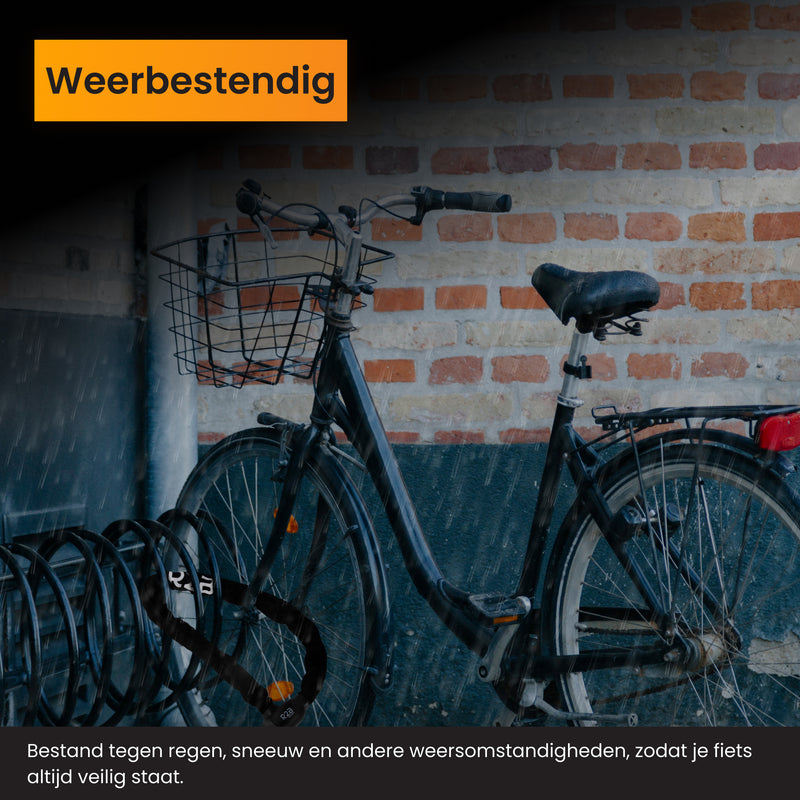 R2B Kettingslot ART 2 voor E-Bikes & Fietsen - Fietsslot ART2 Gecertificeerd- Kettingslot fiets met twee sleutels - Fiets Accessoires