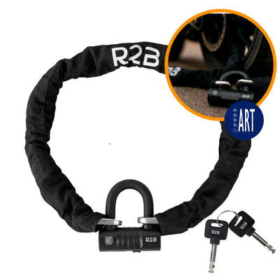 Chain lock for Scooters & Motorcycles - ART 4 Certified - Scooter & Motorcycle lock