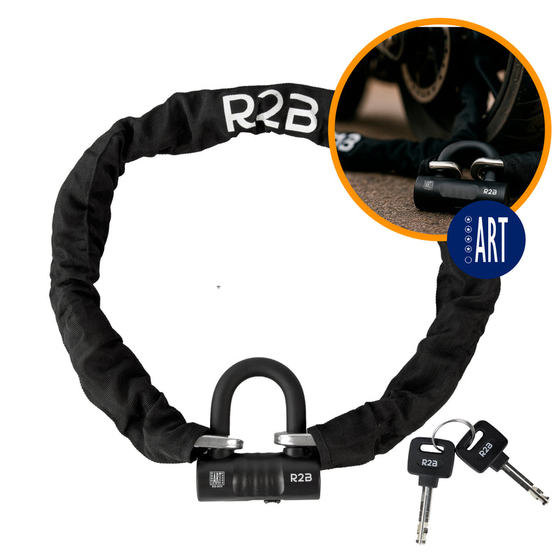 Chain lock for Scooters & Motorcycles - ART 4 Certified - Scooter & Motorcycle lock