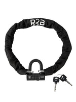 R2B Motorslot ART4 - Kettingslot voor Scooter & Motor - Gecertificeerd & Verzekeringsgeschikt - 2 Sleutels