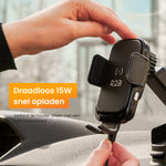 R2B Car Phone Holder - Dashboard Pad - Qi Wireless Charger - Window, Dashboard, Air Vent