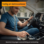 R2B Car Charger USB-C &amp; USB-A - 4 Ports - Safe &amp; Compact - Fast Charger for 12V Connection - Black