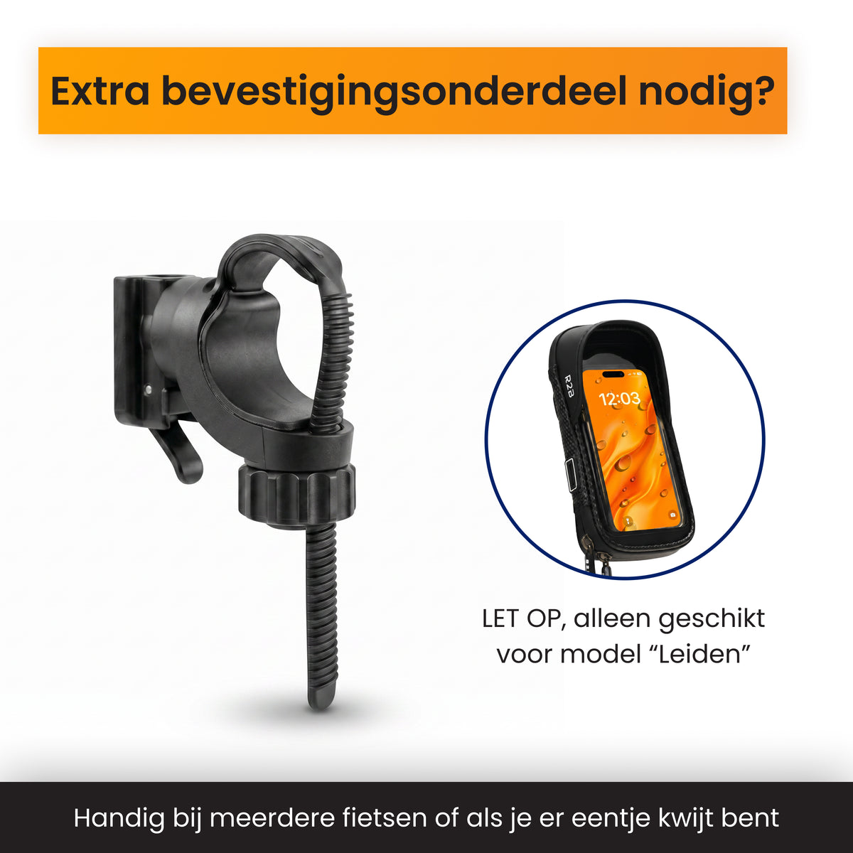 R2B Mounting part for bicycle holder model Leiden