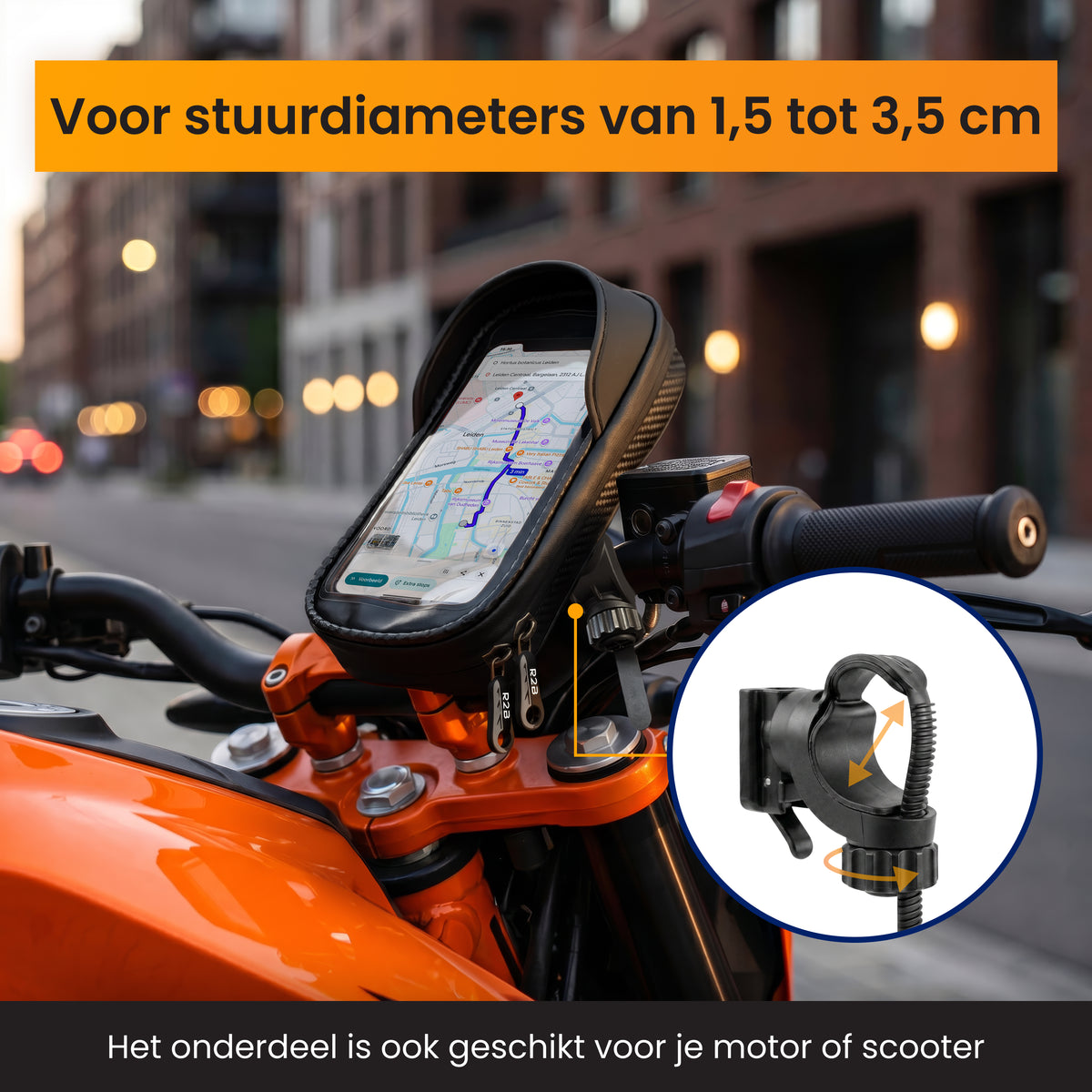 R2B Mounting part for bicycle holder model Leiden