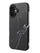 R2B iPhone 16 Marble Look Case - Screen Protector - Stylish &amp; Sturdy - Black