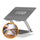 R2B Luxurious Foldable Laptop Stand - Model Den Bosch - 10 to 17 inches - Silver 