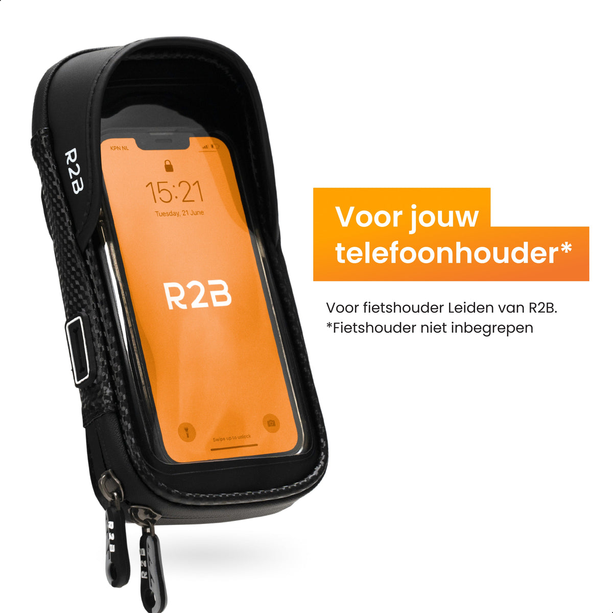 R2B Bevestigingsonderdeel voor fietshouder model Leiden - Telefoonhouder fiets