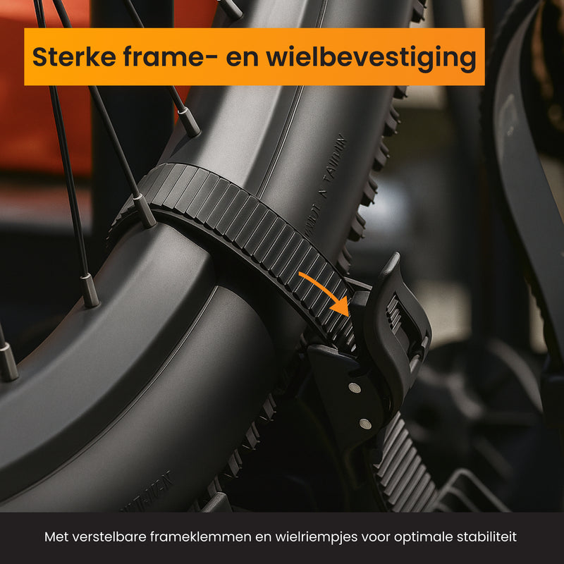 R2B Bike Carrier Car - Suitable for 2 Bicycles - Foldable and Tiltable - 60 KG Load Capacity - 13 Pin