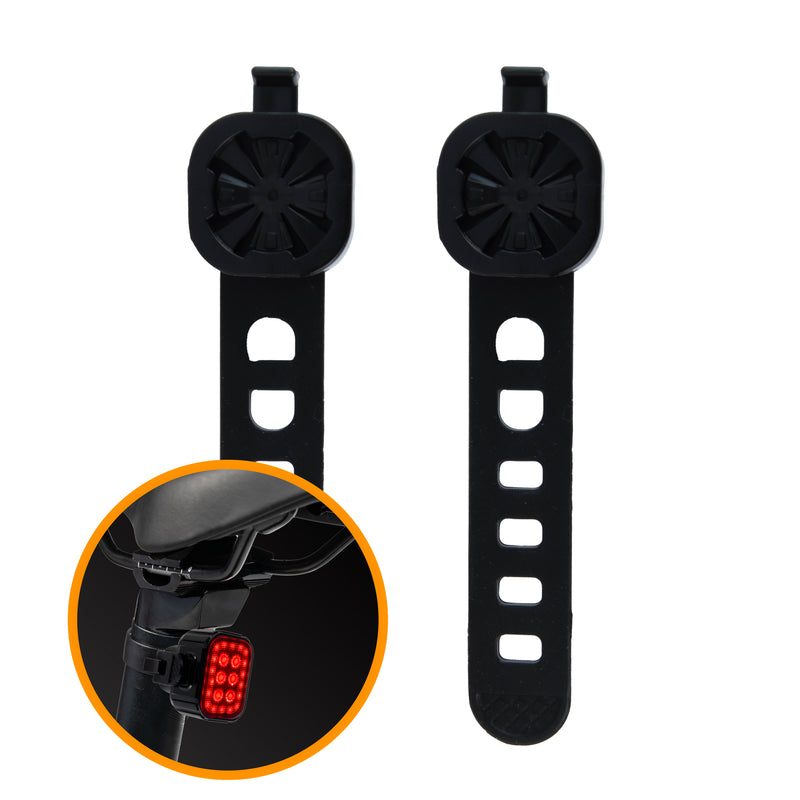 R2B Fietslicht Straps – Set van 2 bandjes geschikt voor de oplaadbare fietslampjes van R2B