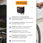 R2B fietszadel voor Dames en Heren met reflectie - Gelzadel - Waterdichte zadelhoes