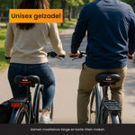 R2B fietszadel voor Dames en Heren met reflectie - Gelzadel - Waterdichte zadelhoes