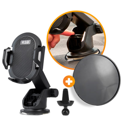 R2B Telefoonhouder Auto - Dashboardpad - Raam, Dashboard, Ventilatierooster